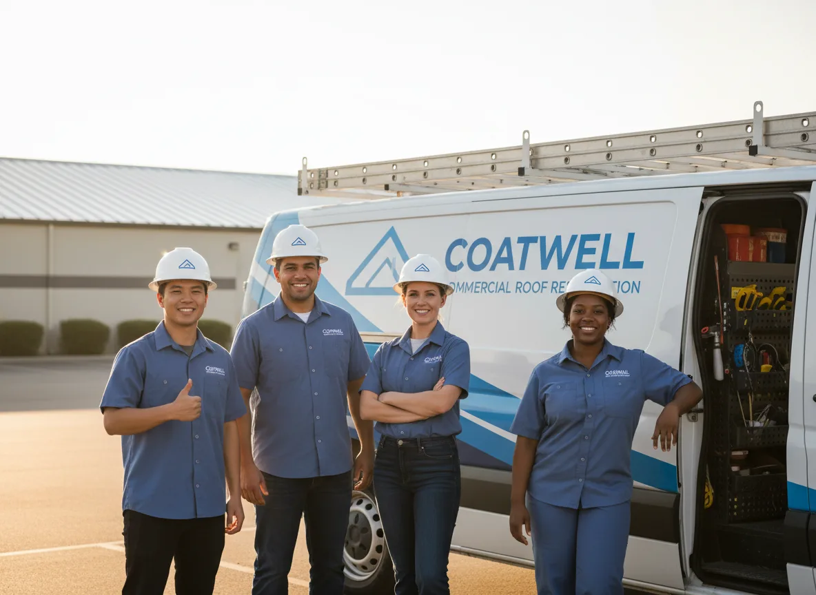 Commercial roof coating company in Ashley, IN